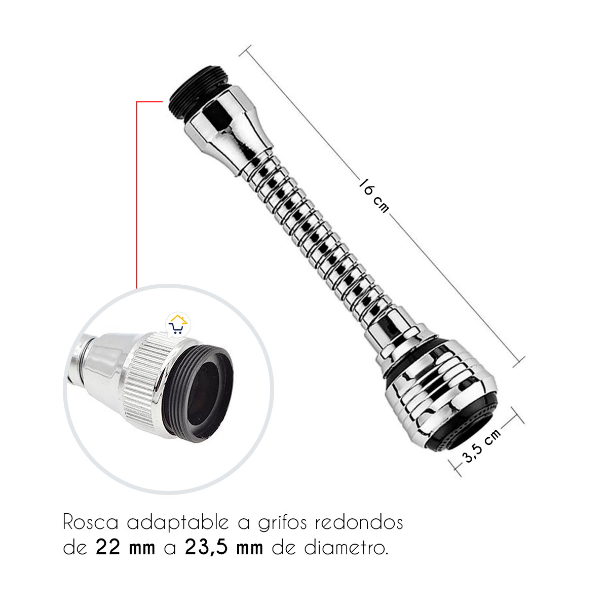 Miniatura 5 de Grifo Ahorrador Agua 628010